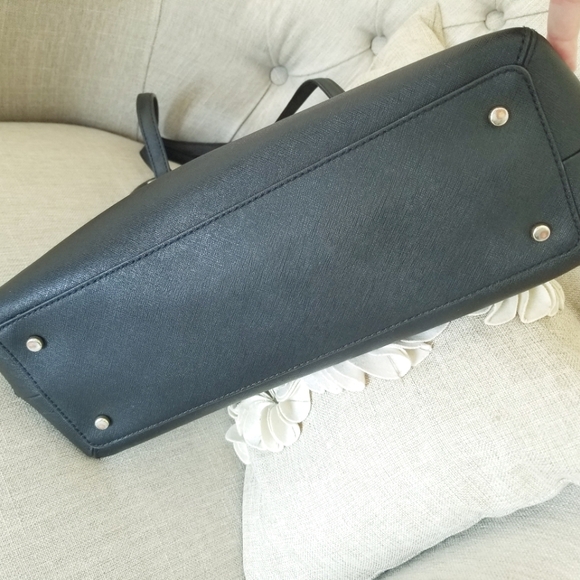 Kate Spade NY Cedar Street Maise Dome Satchel Shoulder Handbag Black Designer - Picture 7 of 16